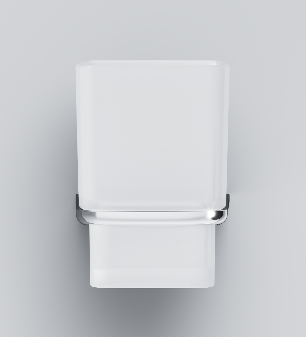 Стеклянный стакан с настенным держателем AM.PM Inspire 2.0 A50A34300