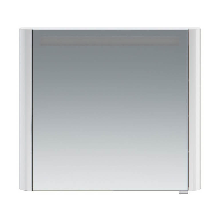 Зеркальный шкаф Am.Pm Sensation 80 M30MCR0801WG/M30MCL0801WG белый лак