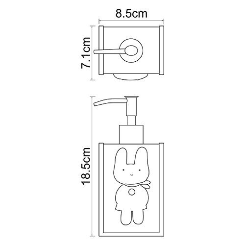 Дозатор для  мыла WasserKraft Ammer K-6499