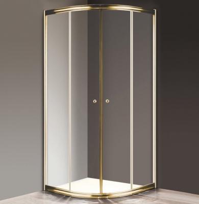 Душевой уголок Cezares Giubileo R-2-100 прозрачное стекло, золото
