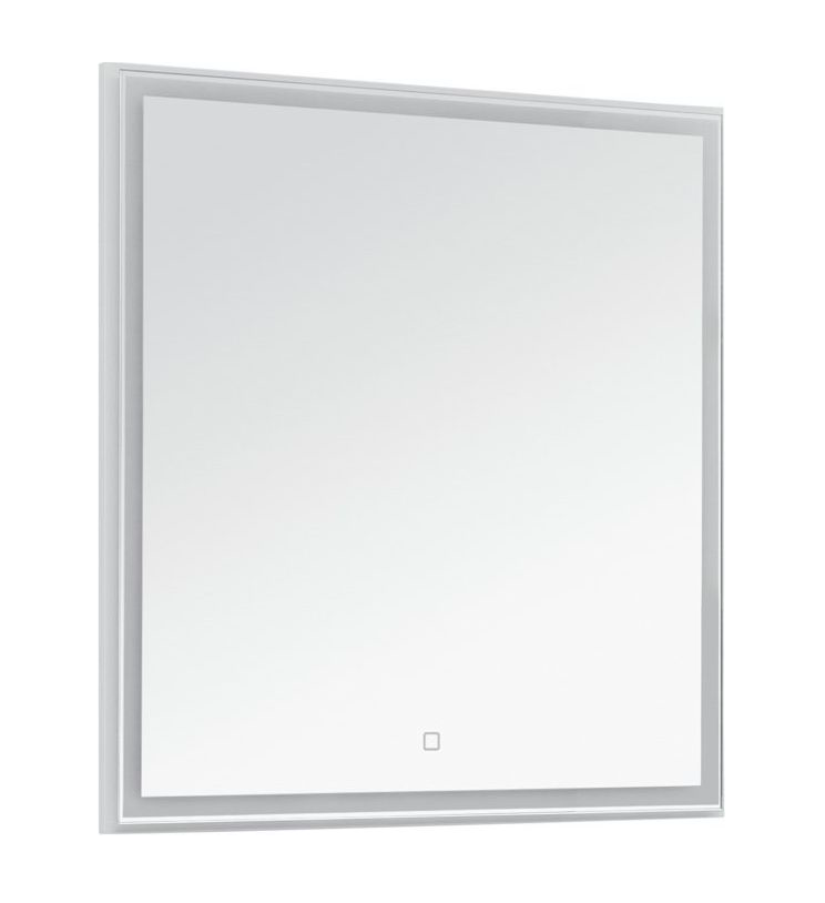 Зеркало Aquanet Nova Lite 75 белый, с подсветкой