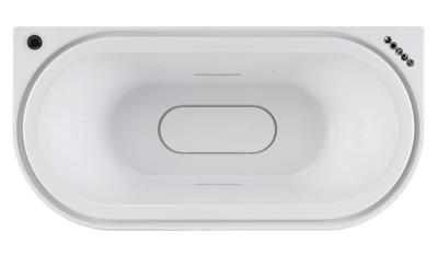 Акриловая ванна Gemy G9541 (190х95) гидромассажная система MILK, функция водопад, пристенная