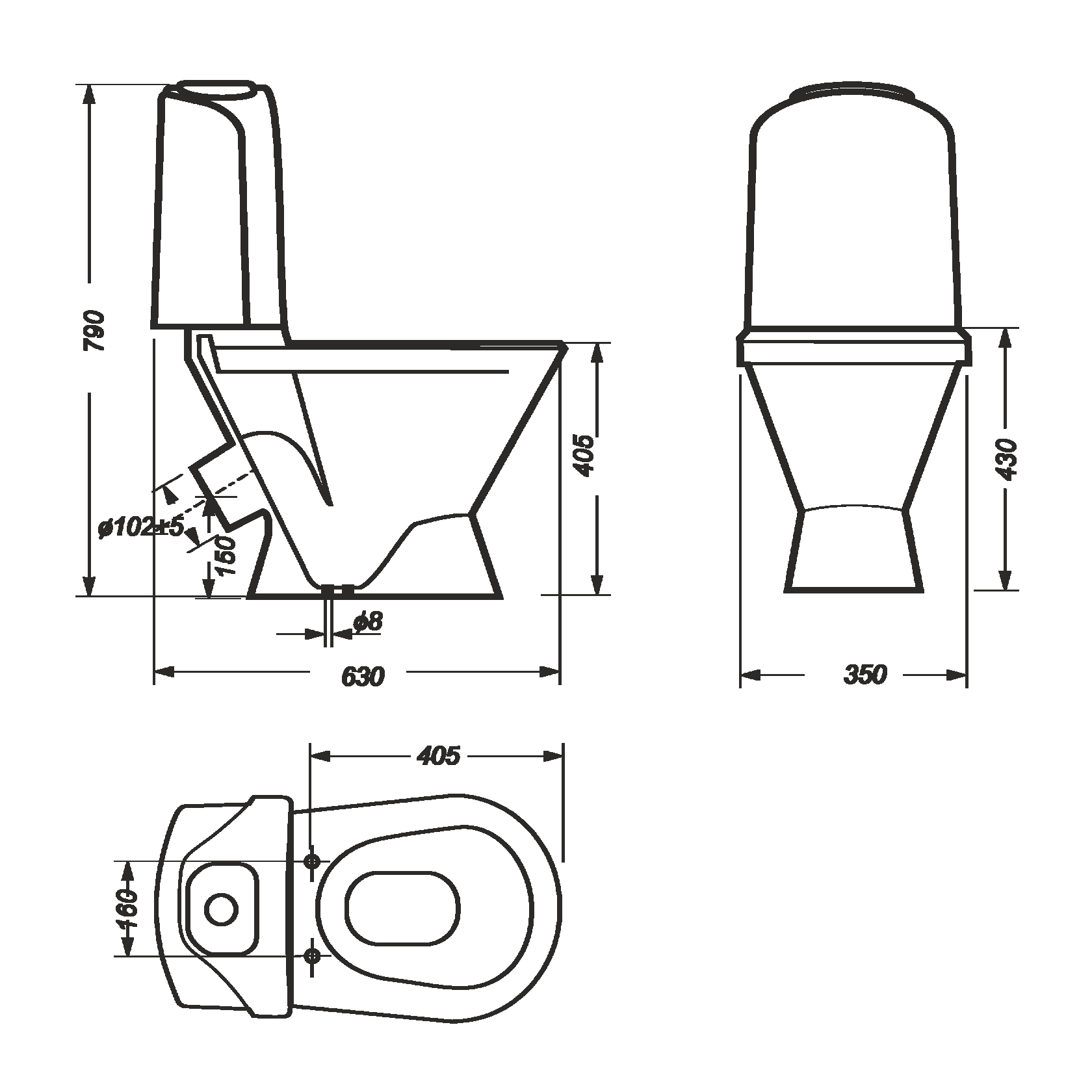 Унитаз-компакт Sanita Luxe Classic ТМ с сиденьем микролифт — купить со скидкой в Москве. Интернет-магазин сантехники Пять-измерений.ру