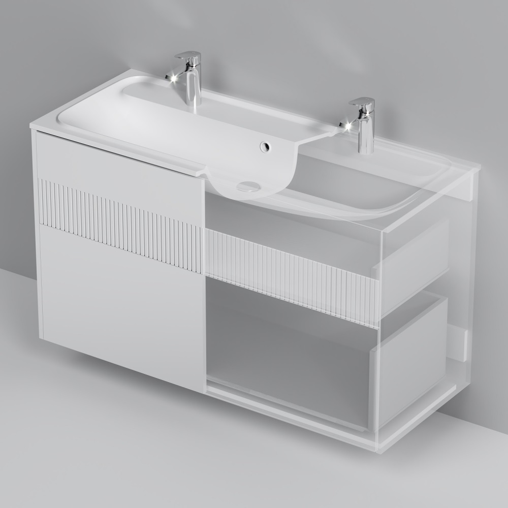 Мебель для ванной Am.Pm Func 120 белый матовый