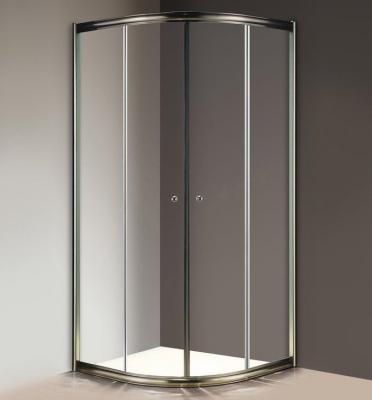 Душевой уголок Cezares Giubileo R-2-100 прозрачное стекло, бронза