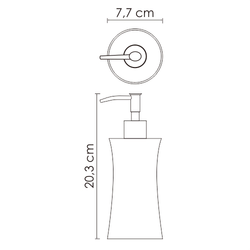 Дозатор для мыла WasserKraft Salm K-7699