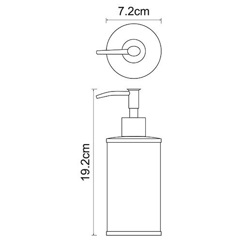 Дозатор для мыла WasserKraft Rossel K-5799