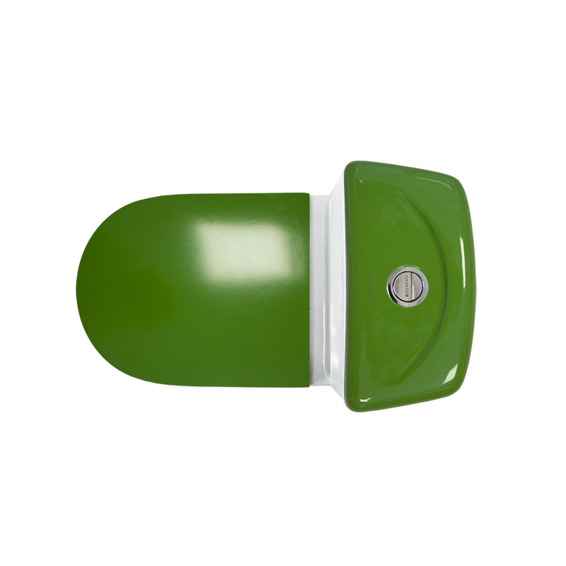Унитаз-компакт Sanita Luxe Best Color Green с сиденьем микролифт — купить со скидкой в Москве. Интернет-магазин сантехники Пять-измерений.ру